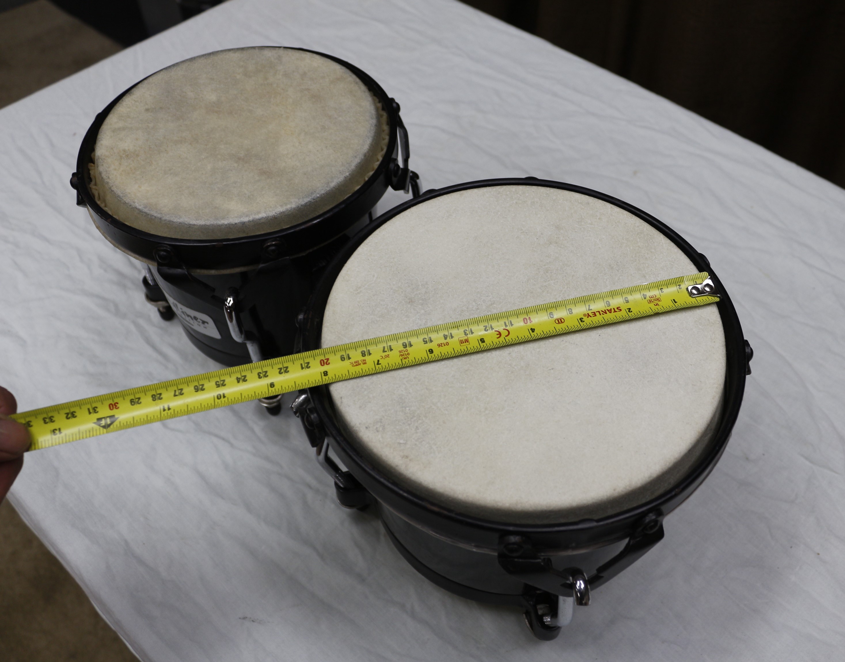 headliner percussion zwart bongo set