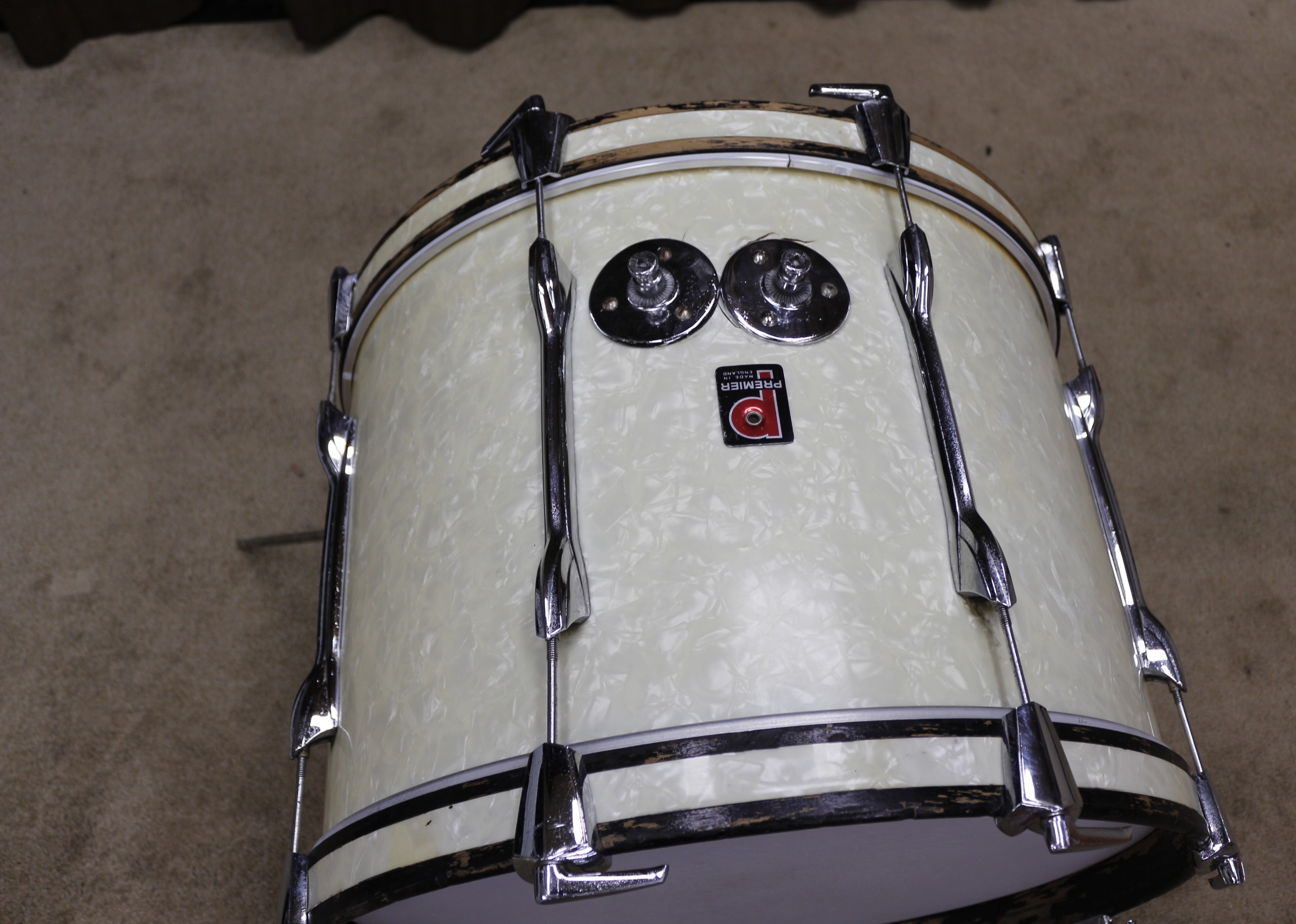 premier bassdrum 20 x 14 wmp vintage
