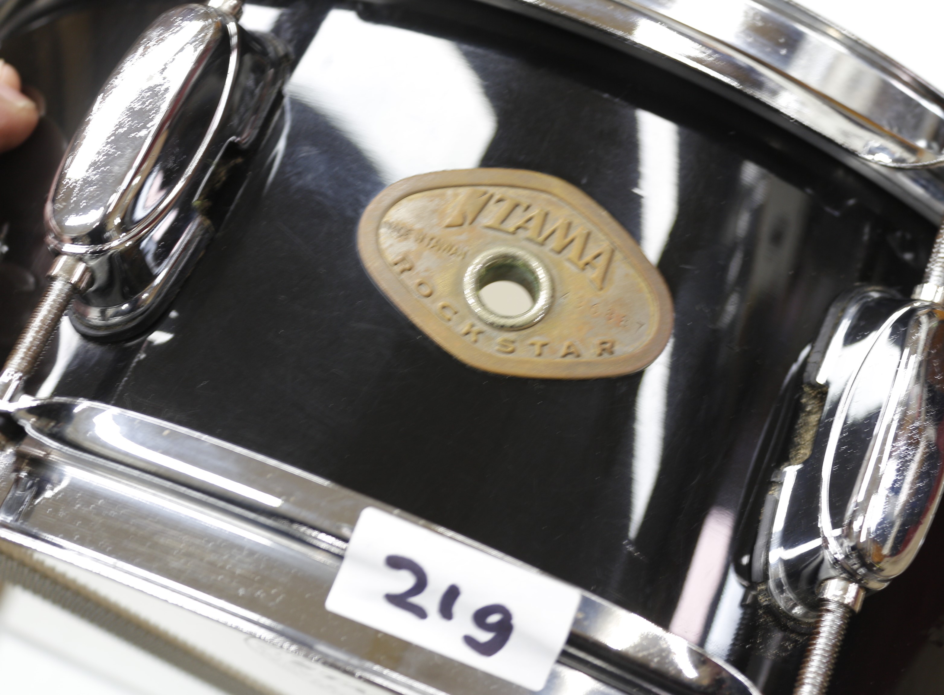 snare 219 tama rockstar zwart 14 x 5
