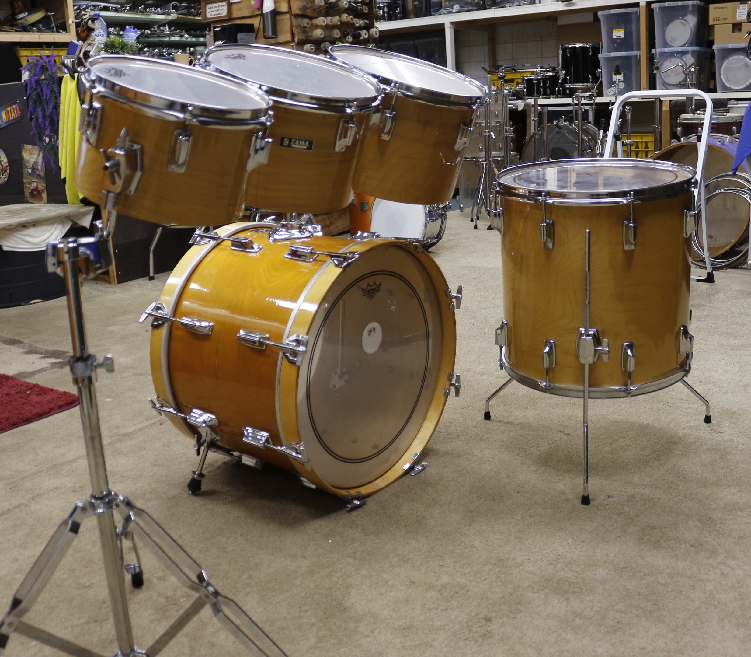 tama superstar natural met concert toms 20/10/12/13/16