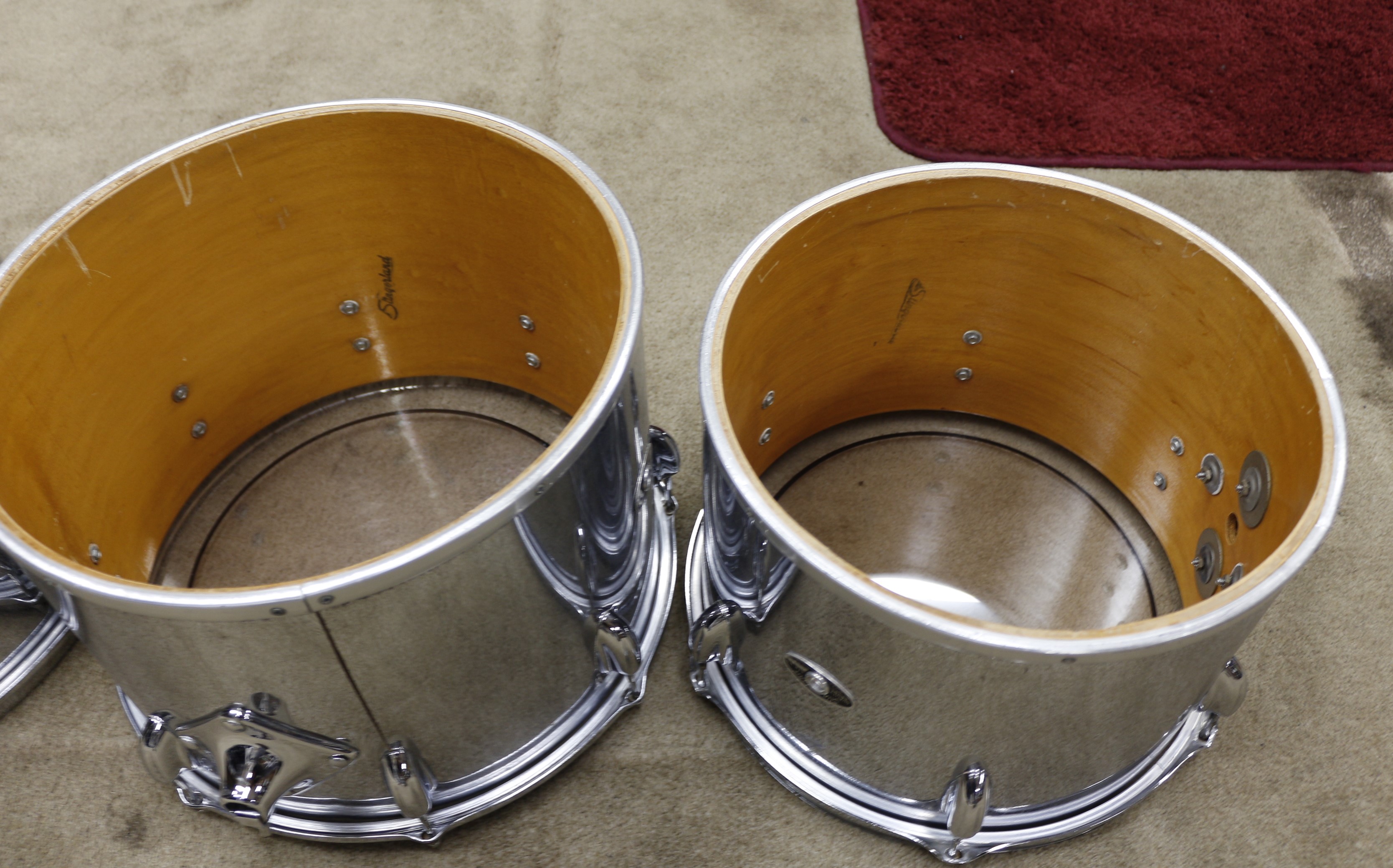 slingerland concert toms vintage COW 5 ply 13/14/15/16