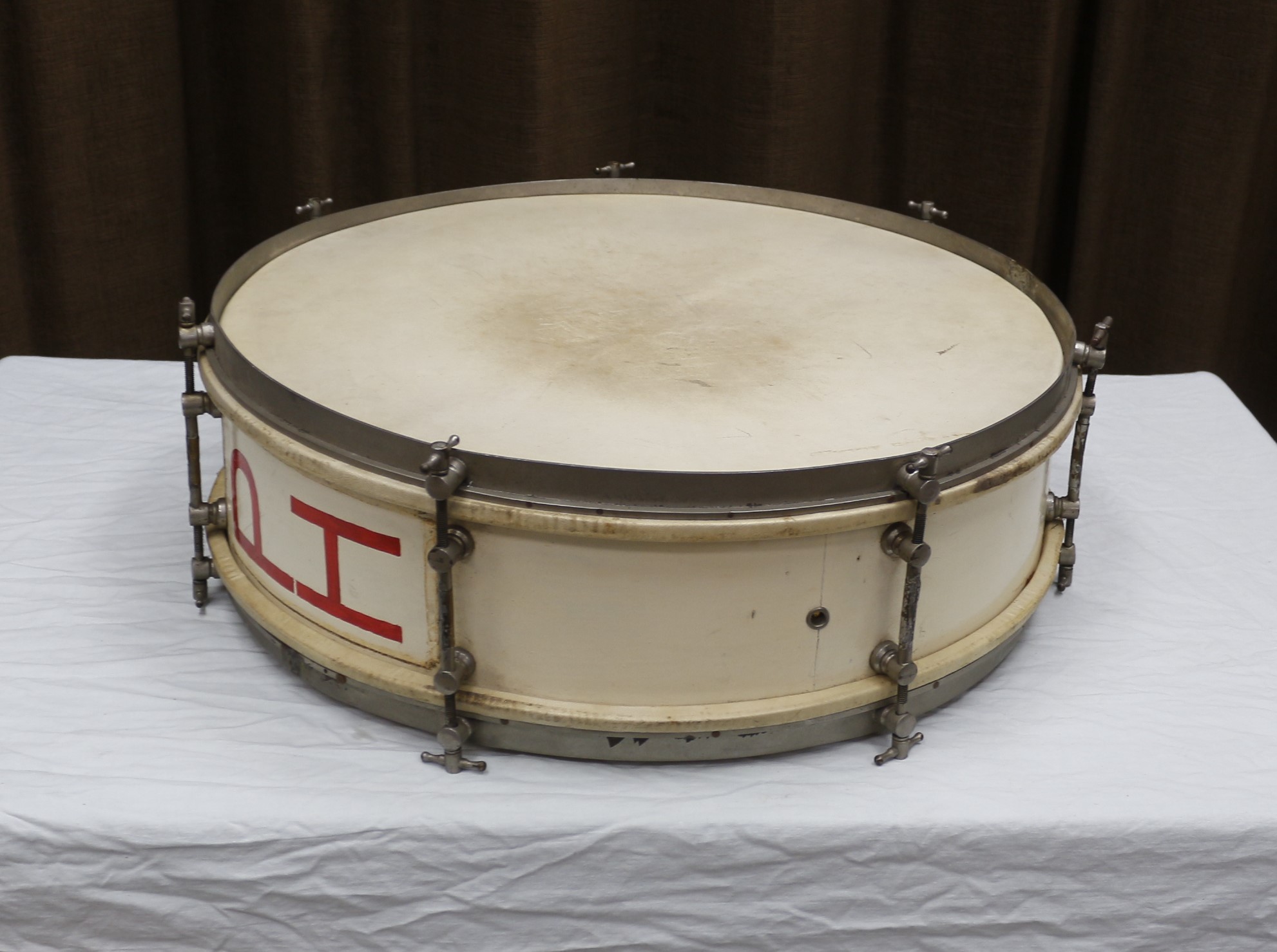 dunne overslag trommel 22 x 6 vintage