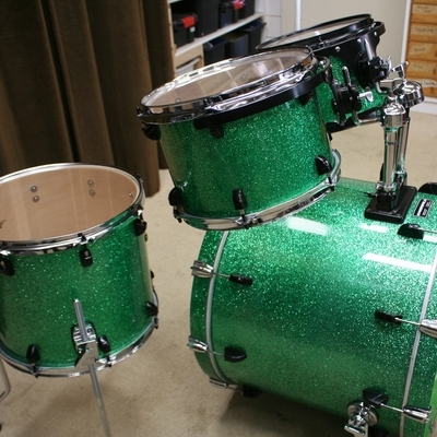 peace dna green sparkle shellset 22/10/12/14