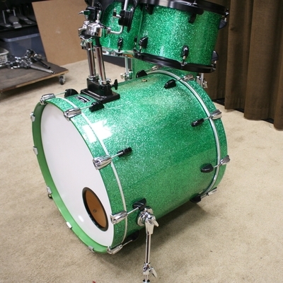 peace dna green sparkle shellset 22/10/12/14