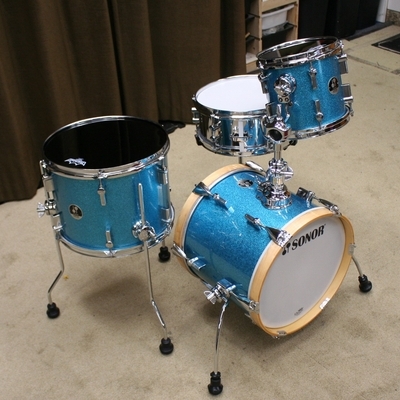 sonor martini blue sparkle 14/8/13/12sn