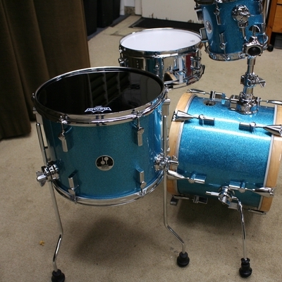 sonor martini blue sparkle 14/8/13/12sn
