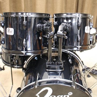 osan beginners drumstel zwart 20/10/12/14/14sn bekkenset