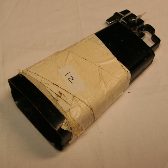 Cowbell 12 zwart 16,5 cm