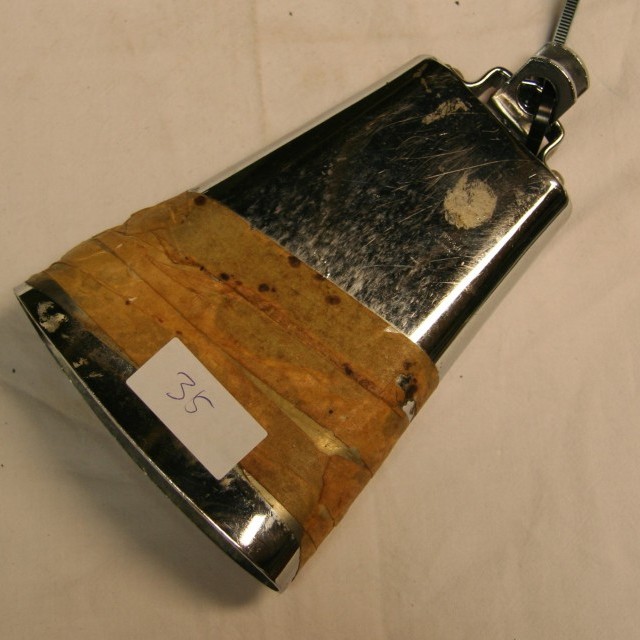 Cowbell 35 chrome/plakband 14,5 cm