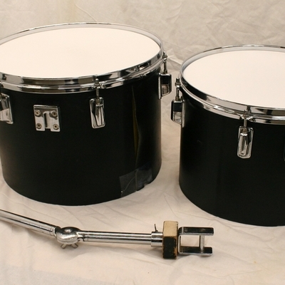percussie set 1 timbalen set 13 en 14 inch met houder