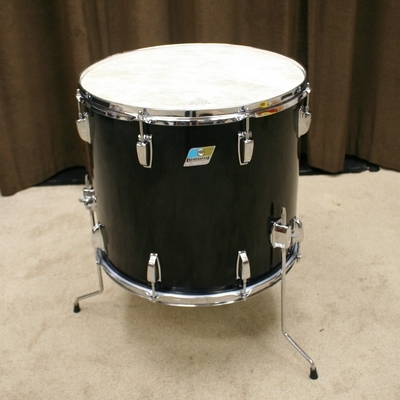 ludwig floortom vintage black 18 x 16