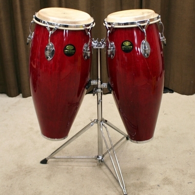 supercussion conga set met stand