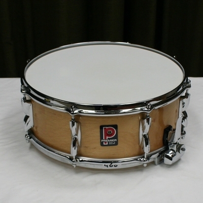 snare 460 premier 2001 natural birch 14 x 5