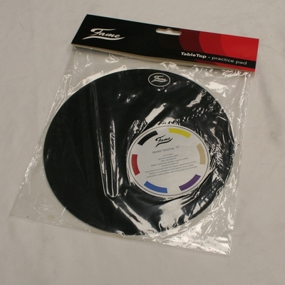 fame practise pad zwart 10  inch