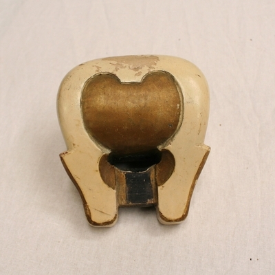 templeblock 7 wit geel 12.5 cm