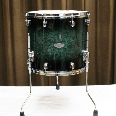 tama starclassic performer molten steel blue burst 16 floortom