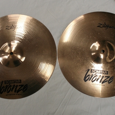 zildjian scimitar bronze 14 hihat 1128/898