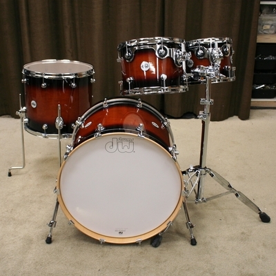 DW design series maple tobacco burst DDLG2214TB  shellset 22/10/12/16