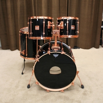 sonor hilite exclusive black copper shellset 22/12/13/16