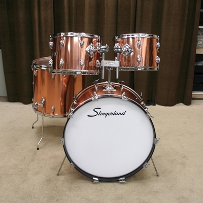 slingerland copper vintage shellset 24/13/14/18