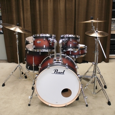 pearl decade satin brown maple 22/10/12/14/16/14sn bekkenset