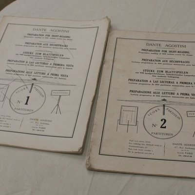 muziekboek 86 dante agostini 1 + 2