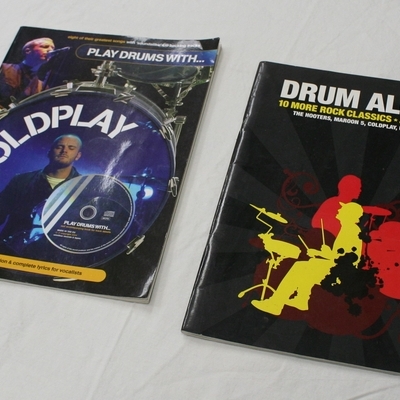 muziekboek 91 play along coldplay drum along