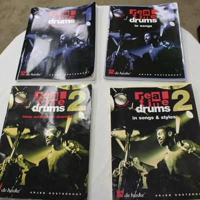 muziekboek 100 real time drums 1 + 2 + songs