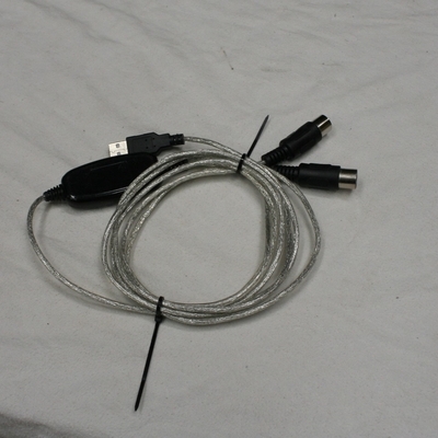merkloos usb midi interface kabel