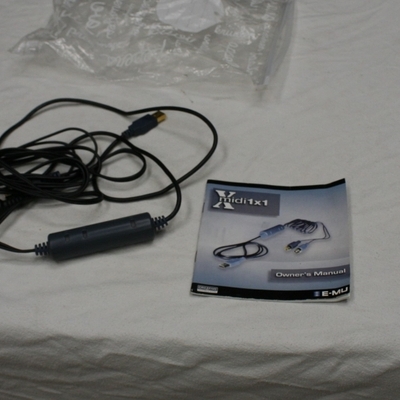 E-MU x midi interface kabel