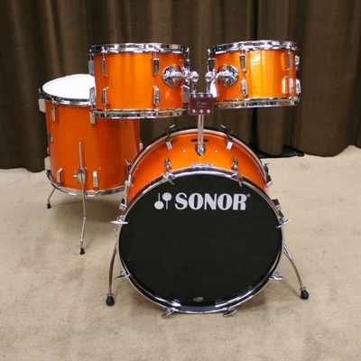 sonor champion orange vintage shellset 22/12/13/16