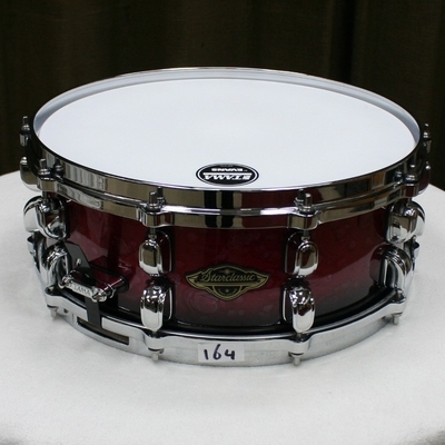 snare 164 tama starclassic walnut/birch molten dark raspberry 14 x 5.5