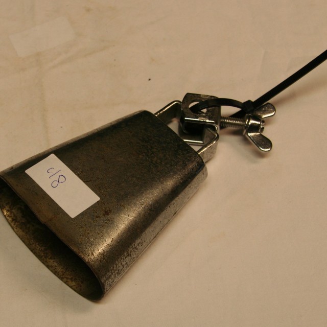 Cowbell 48 chrome vintage 9,5 cm