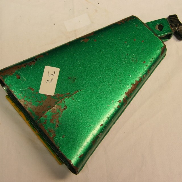 Cowbell 32 groen gespoten LP 20,5 cm